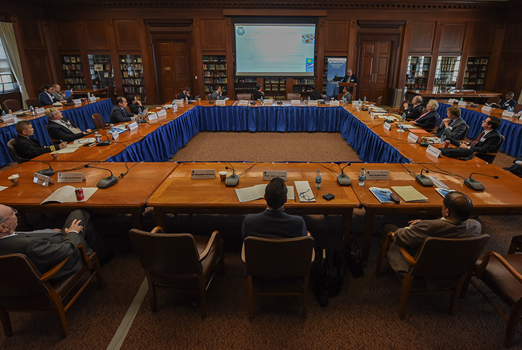 The Alexander C. Cushing International Maritime Law Conference “International Law and Conflict at Sea” was held at the Stockton Center for International Law at U.S. Naval War College Nov. 27-28, 2018.