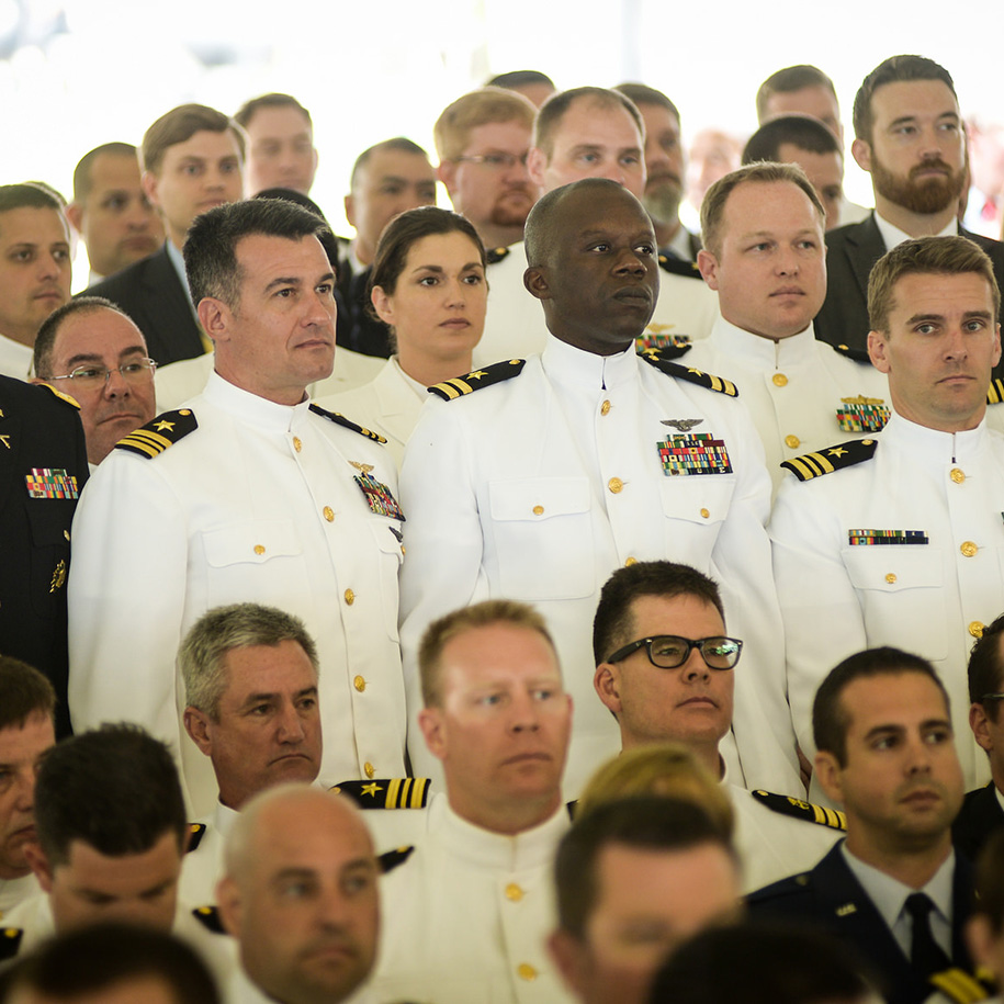 One thousand, six hundred and six joint military, civilian and international students graduated from U.S. Naval War College (NWC) during a ceremony held at NWC’s Dewey Field in Newport, Rhode Island. 