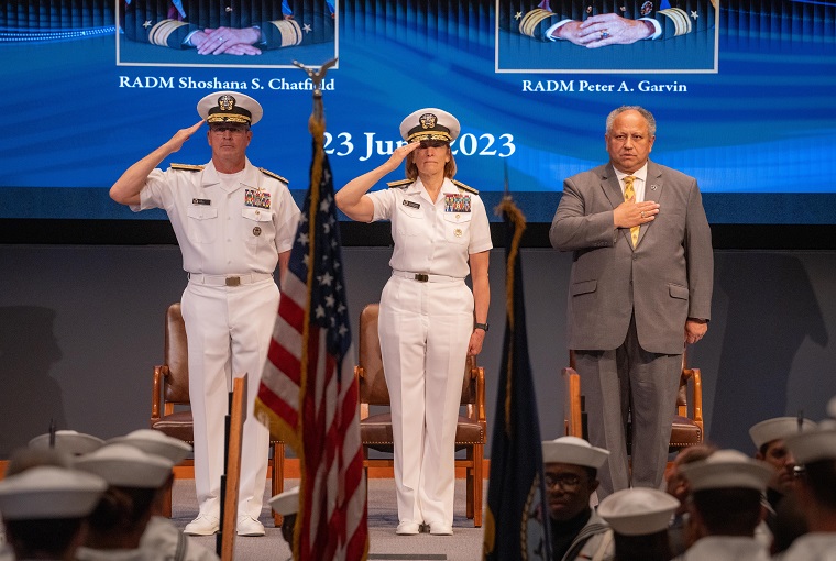 Change of Command at the U.S. Naval War College