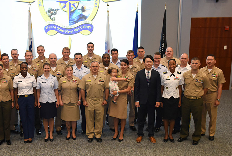 U.S. Naval War College’s Maritime Advanced Warfighting School (MAWS) 2018 graduating class. 