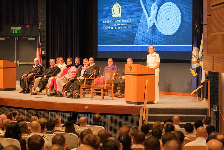 U.S. Naval War College (NWC) 2022-2023 academic year convocation ceremony, August 2, 2022.