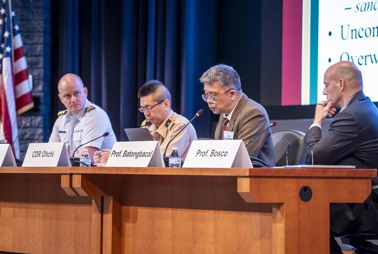 The Stockton Center for International Law (SCIL) at the U.S. Naval War College (NWC) held the 6th annual Alexander C. Cushing International Law Conference, onboard Naval Station Newport, May 14-17.