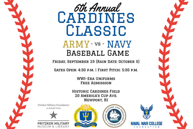 Army-Navy baseball game poster