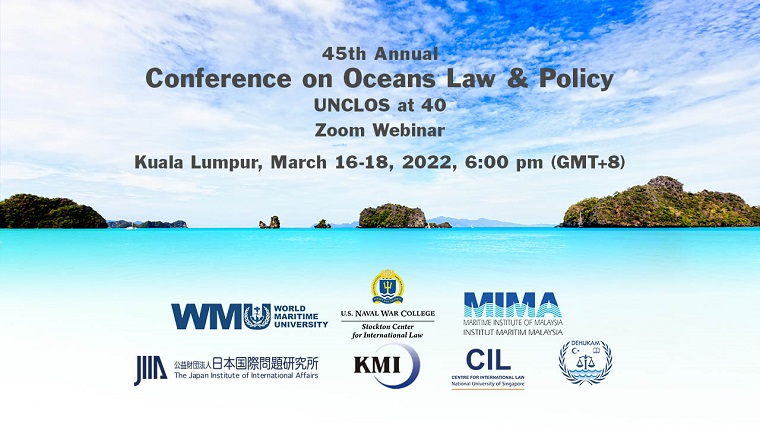 Conference on Oceans Law & Policy event banner