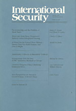 International Security Spring 2004 cover image