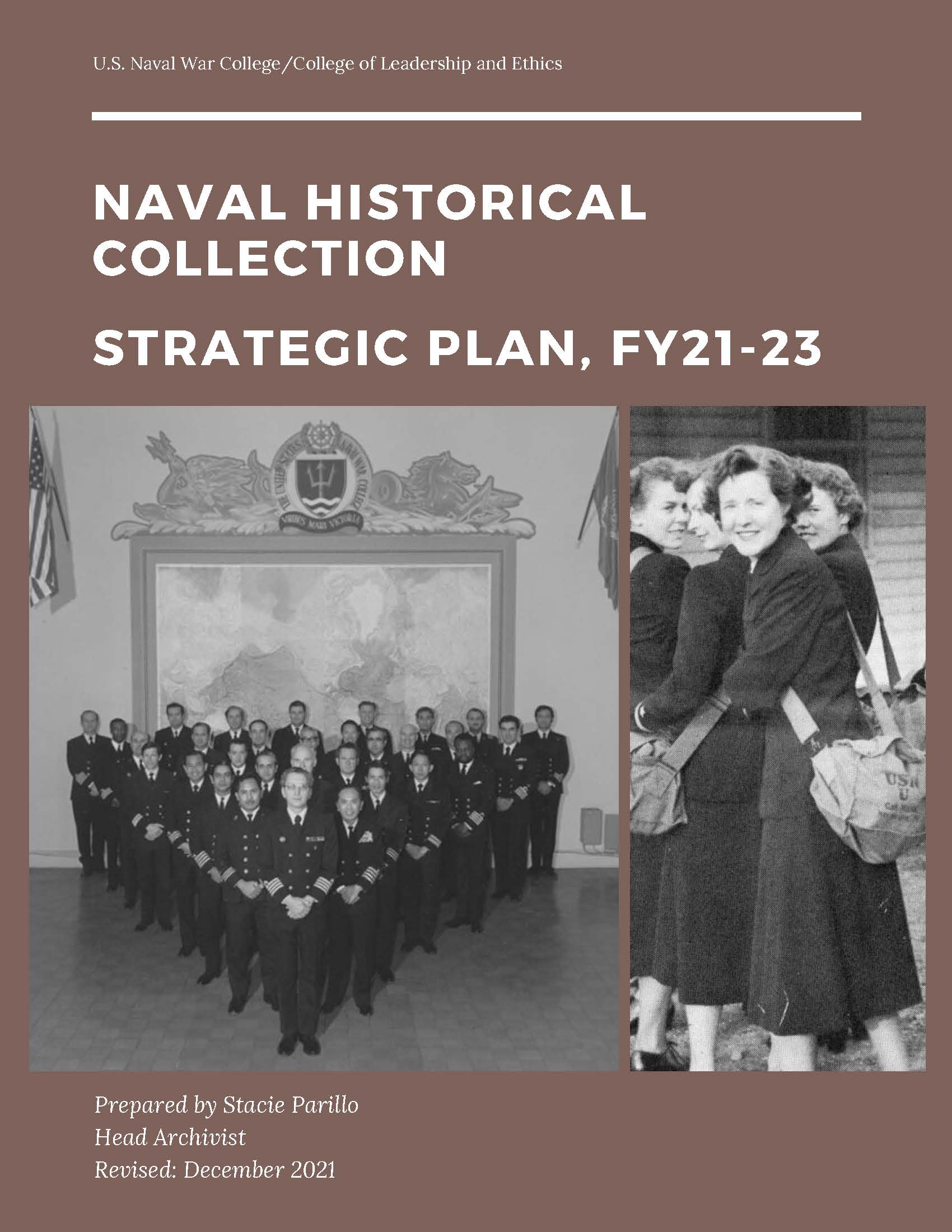 U.S. Naval Historical Collection Archives Strategic Plan FY 21-23