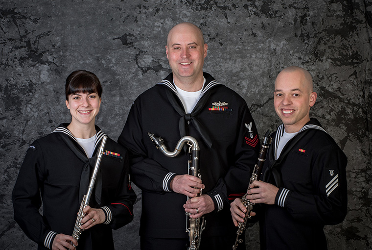 Navy Band Northeast's Woodwind Trio, 'Crosswinds'